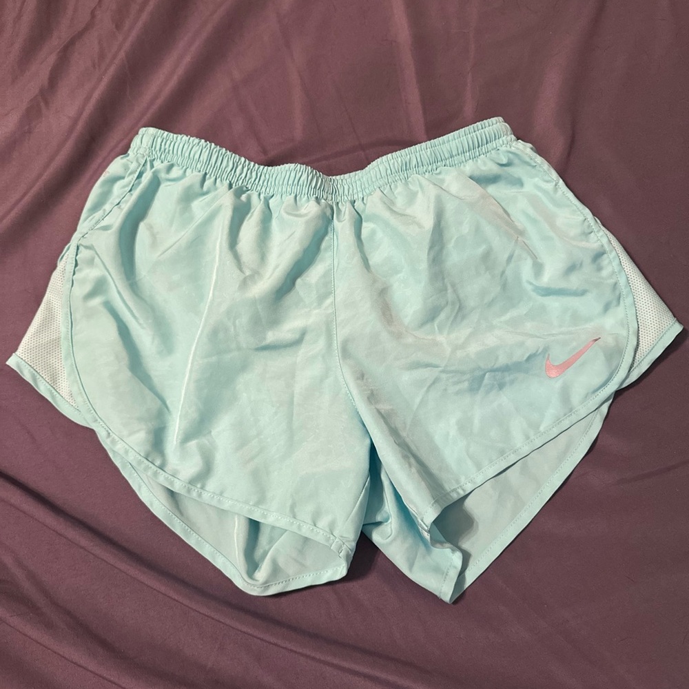 Nike Women's Mint Green Athletic Shorts